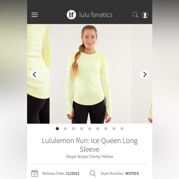 Lululemon RARE / Vintage Ice Queen Long Sleeve - Picture 5 of 10